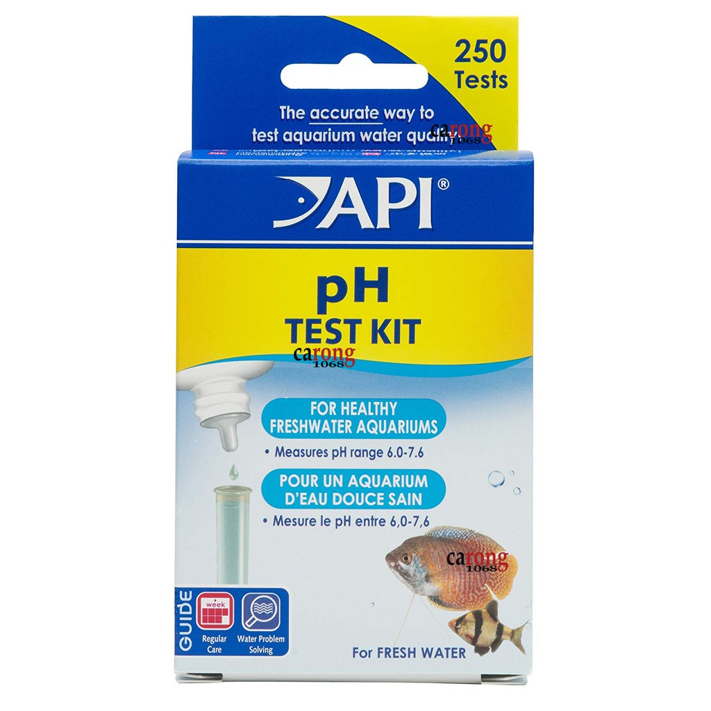 API pH Test Kit ตรวจสอบค่า pH น้ําตู้ปลา