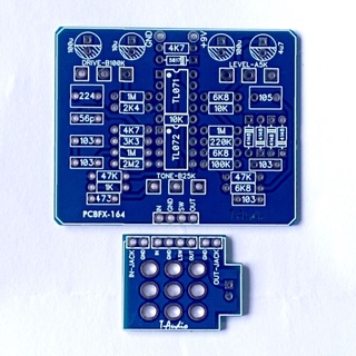 T-audio แป้นเหยียบเอฟเฟคกีตาร์ PCBFX-164 DIY 1590B