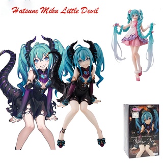 พร้อมส่ง โมเดลฟิกเกอร์ PVC อนิเมะ Hatsune Miku Kawaii Little Devil Ver ขนาด 15 ซม. ของสะสม สําหรับตกแต่ง