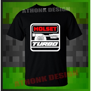 เสื้อยืดสีขาวใหม่ เสื้อยืดลําลอง แขนสั้น พิมพ์ลายโลโก้ POWER SYSTEM Holset Turbocharger สําหรับผู้ชายS-4XL