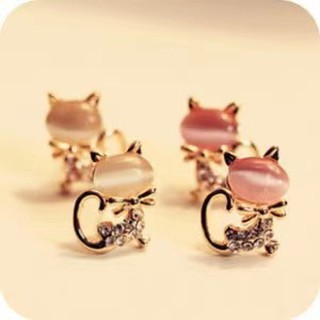 ต่างหูตาแมว ต่างหูแมว ต่างหูสัตว์ สินค้าแผงลอยCats Eye Earrings Cat Earrings Animal Earrings Stall Goods