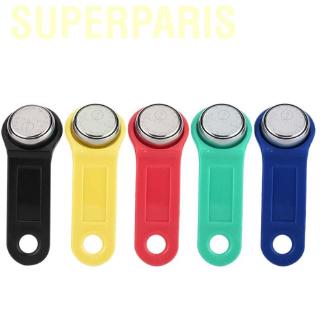 Superparis 5pcs Rewritable RFID TM Card Set iButton Touch Memory Key