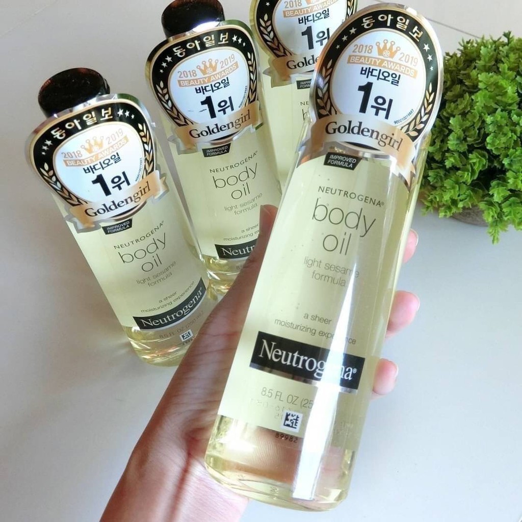 Neutrogena Body Oil Light Sesame Formula  250ml.