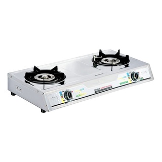 seiki st245 สเตนเลส304ทั้งตัว หัวเตาสเตนเลสไม่เป็นสนิม ไฟแรง ประหยัดแก๊ส ขารองภาชนะ(ขวา)กันหม้อลื่น มาตรฐานผลิตภัณฑ์ไทย