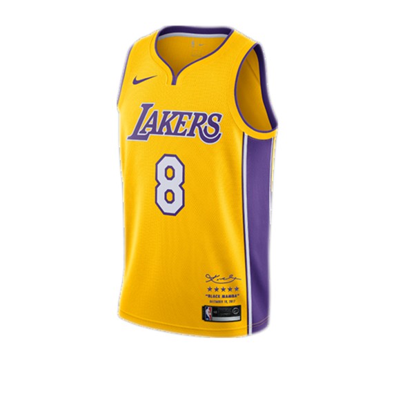 kobe bryant yellow 8 jersey