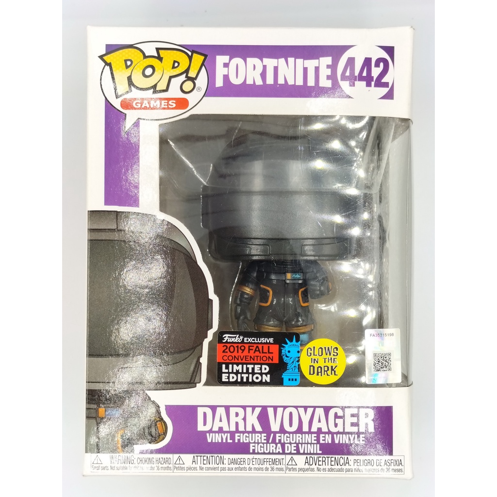 NYCC 2019 Funko Pop Fortnite - Dark Voyager [เรืองแสง] #442 (กล่องมีตำหนินิดหน่อย)