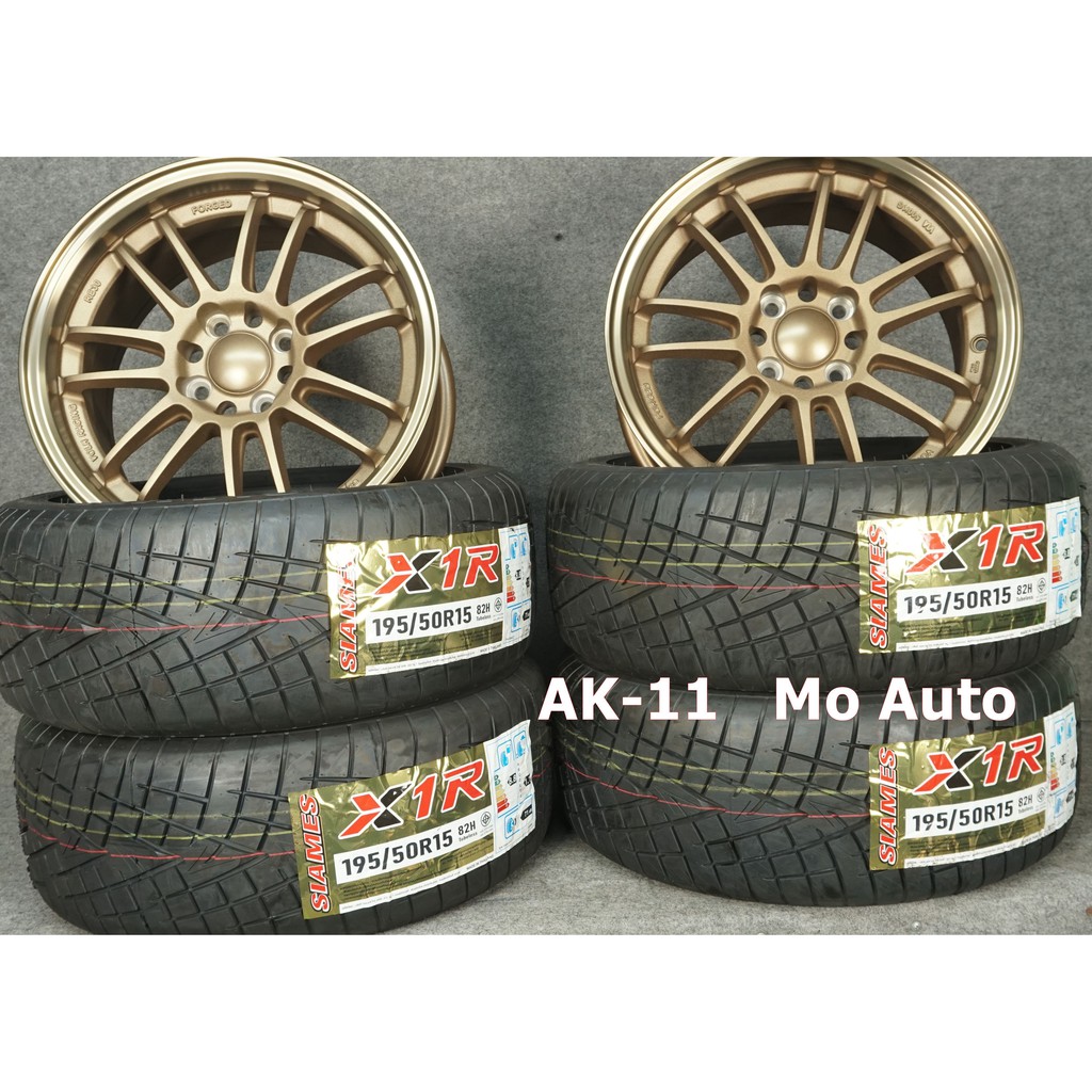 ล้อRE-30 พร้อมยางใหม่15นิ้ว รหัสAK-11