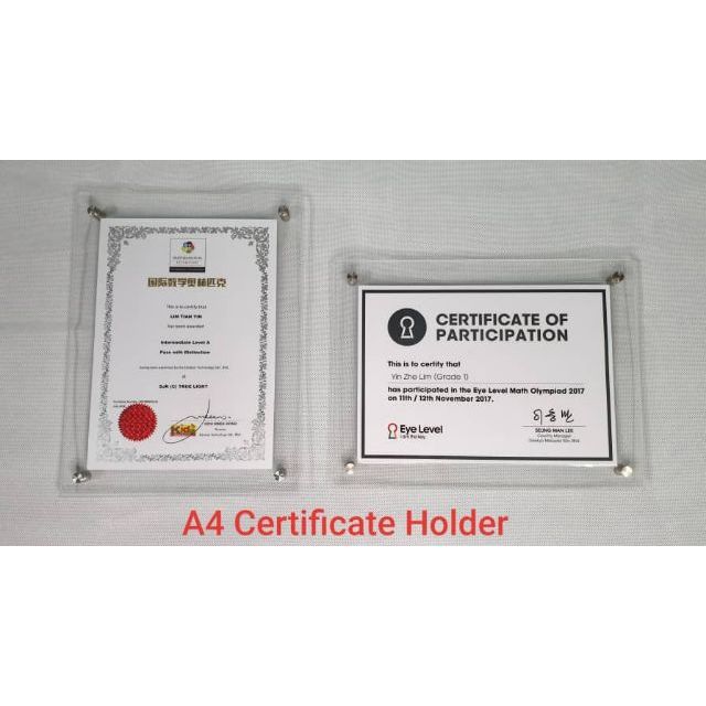 อะคริลิค A4 Holder ( Poster & Sandwich Frame)