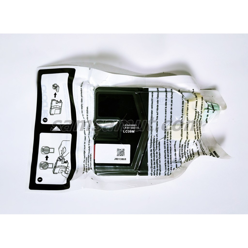 Brother LC-39M อิงค์เจ็ทแท้ NoBox ไม่มีกล่อง DCP-J125, DCP-J140W, DCP-J315W, DCP-J515W ของดี ราคาถูก