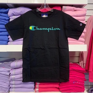 พร้อมส่ง Champion เสื้อยืดลําลอง ผ้าฝ้าย แขนสั้น คอกลม พิมพ์ลายตัวอักษร สไตล์คลาสสิก ใส่สบาย สําหรับผู้ชาย