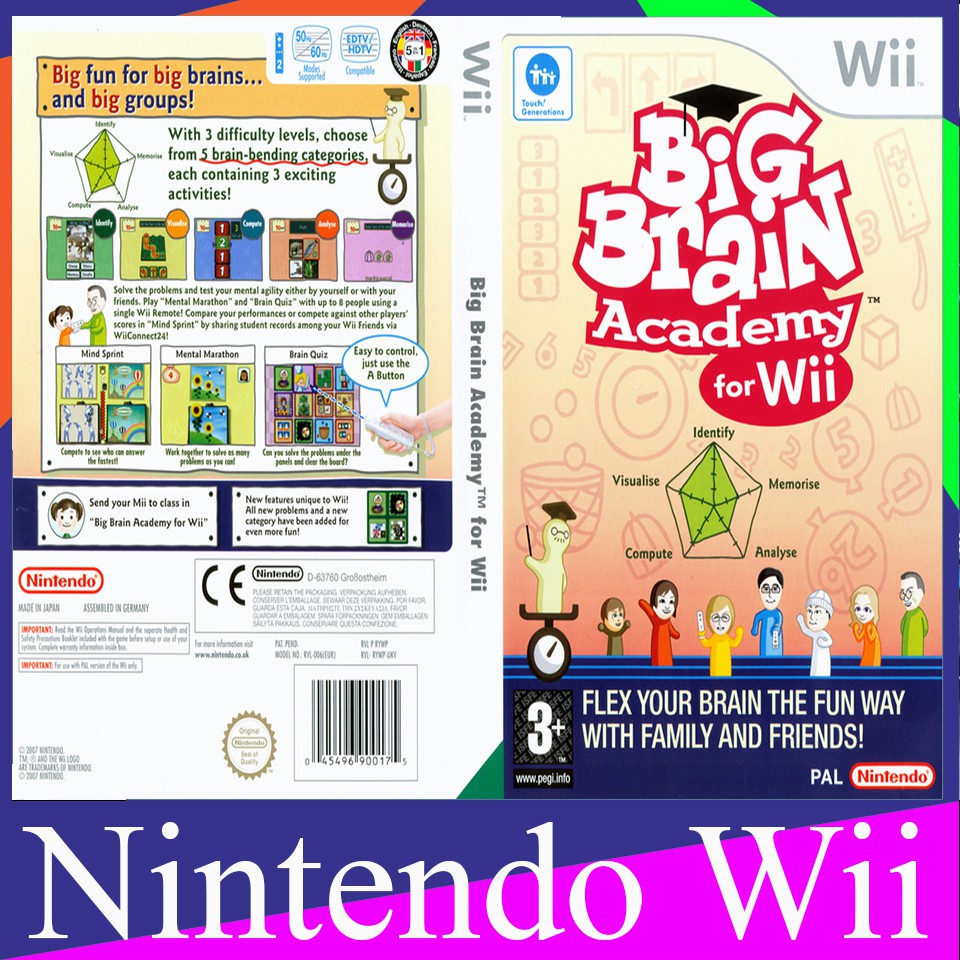 [จัดส่ง ที่รวดเร็ว ] Big Brain Academy Wii Degree [WII] Shopee Thailand