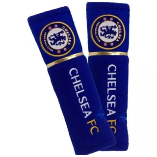 TH นวมหุ้มเข็มขัดนิรภัย Chelsea 01 (สีน้ำเงิน) แพคคู่