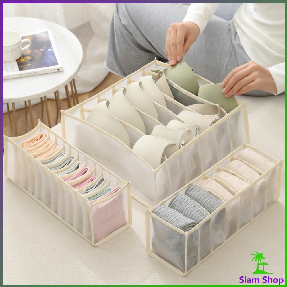 ที่เก็บชุดชั้นใน  ที่เก็บชุดชั้นใน​กางเกงใน​  ช่องจัดระเบียบของเอนกประสงค์ Underwear stor - รูปที่ 4