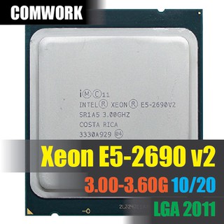 ซีพียู Intel XEON E5 2690 V2 LGA 2011 CPU PROCESSOR X79 C602 WORKSTATION SERVER DELL HP COMWORK