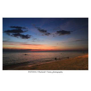 โปสการ์ด ภาพชายหาดพัทยา