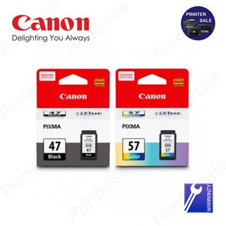 Canon PG-47/CL-57 ของแท้ 100% หมึกCanon