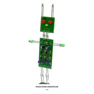 FUTURE KIT FA180 ชุด สำเร็จ วงจร ไฟกระพริบ หุ่นยนต์ LED 7ดวง ประกอบ ลงปริ้น แล้ว โครงงาน อิเล็กทรอนิกส์ ฟิวเจอร์ คิท