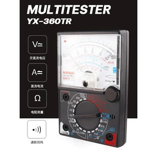 มิเตอร์วัดไฟ แบบเข็ม รุ่น sunma sanwai Multimeter YX-360TR แถม ถ่าน AA 2ก้อน + ถ่าน 9V 1 ก้อน