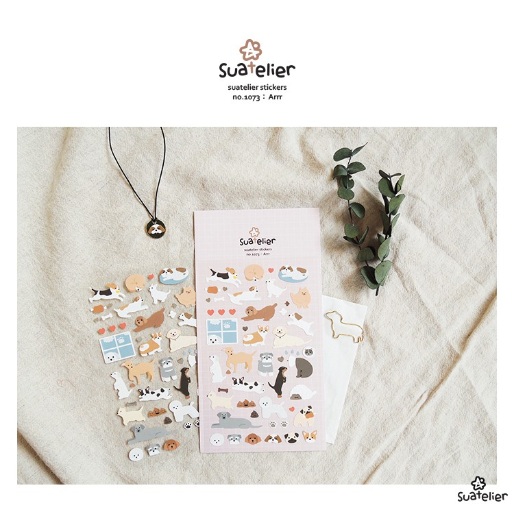 SUATELIER สติกเกอร์น่ารัก no.1073 ARRR