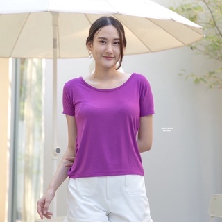 Acuteday basic Tee สีม่วง