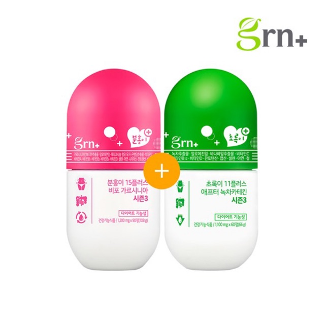 (แท้/พร้อมส่ง) 🤍 GRN+ ซีซั่น 3 สูตรอัพเกรด วิตามินลดน้ำหนักเกาหลี