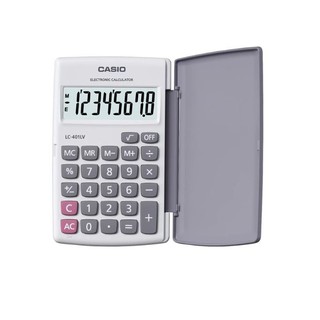 Casio LC401LV สีดำ เครื่องคิดเลขพกพา 8 หลัก ของแท้ สามารถออกใบกำกับภาษีได้