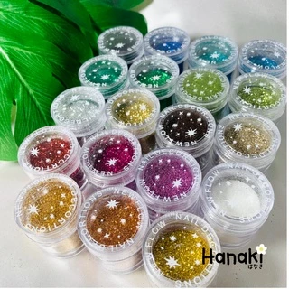 【พร้อมส่ง】กากเพชรสีเมทัลลิคเม็ดละเอียด กากเพชรตกแต่ง กากเพชรแต่งเล็บ ใช้งานเรซิ่นได้
