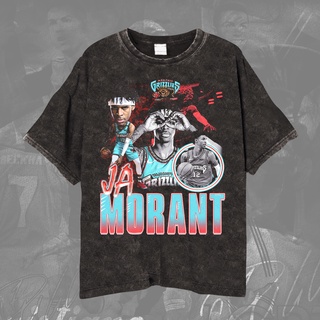 เสื้อยืด ลายบาสเก็ตบอล Nba JA MORANT Memphis Grizzlies JA MORANT สําหรับผู้ชาย และผู้หญิงS-5XL