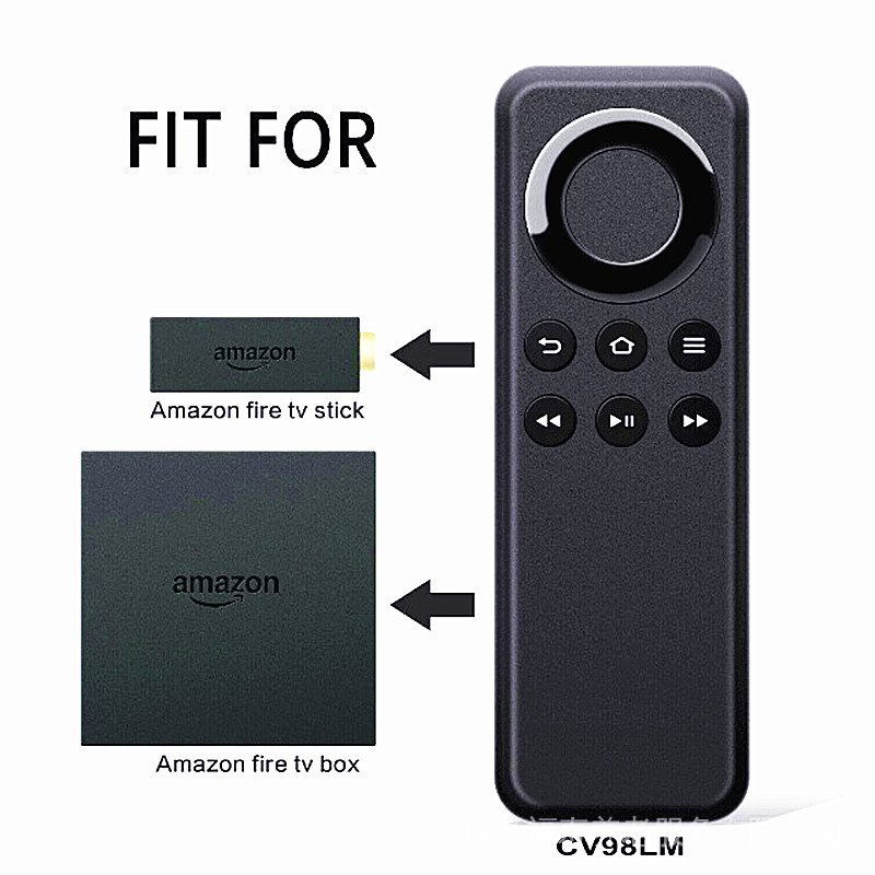 ใช้/เปลี่ยนรีโมท CV98LM สําหรับ 1st และ 2nd Generation Fire TV Stick และ Fire TV Box ไม่มีเสียง Fu
