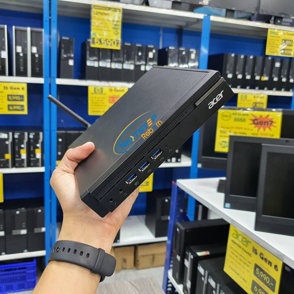 Mini Acer Veriton N4640g ตัวเล็กจิ๋ว Core i5 GEN7 Ram8 WiFi พกพาได้ด้วย