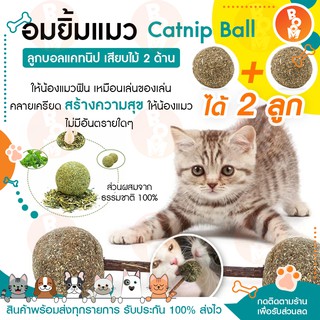 BoomBoom 🔥 พร้อมส่ง  🔥Catnip Ball  แคทนิปอมยิ้มเสียบไม้มาทาบิสมุนไพรแมวฟินแคทนิปแมวกัญชาแมว