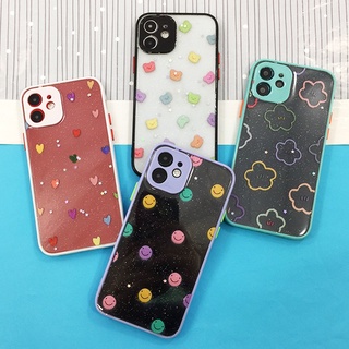 Case i7+, i12  พร้อมส่ง!! เคสใสกากเพชร เคสกริตเตอร์ เคสขอบสี เคสแฟชั่น เคสสวย เคสมือถือ เคสหวาน เคสมินิมอล