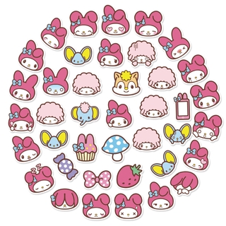 สติ๊กเกอร์การ์ตูน My Melody Faces น่ารักกันน้ํา 40 ชิ้น