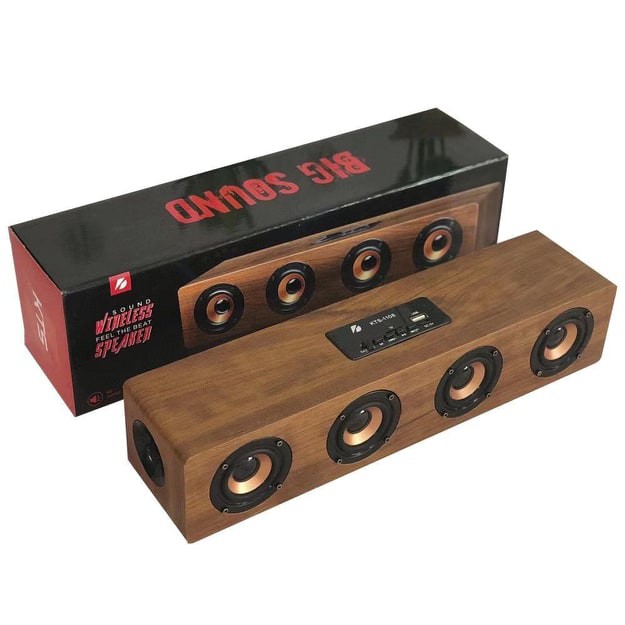 ใหม่!! ลำโพงบลูทูธ KTS1108 เสียงทุ้มหนัก เบสหนัก ลำโพงลายไม่ 4ดอก