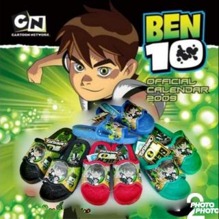 💥ขวัญใจหนูๆ💥 รองเท้าแตะเด็กBEN10 เบนเท็น พื้นนิ่มมากก" รองเท้าBenten ของแท้!! ส่งไวมีปลายทาง