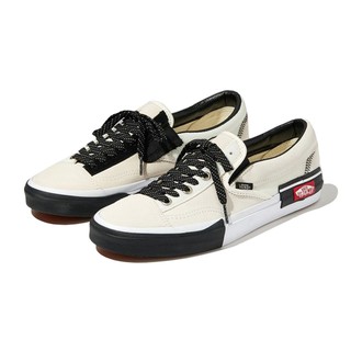 Vans รองเท้าผ้าใบ Slip-On Cap Reflective Marshmallow/Black ( VN0A3WM5TUU )