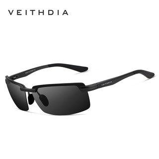 [พร้อมกล่อง] Veithdia 6510 แว่นตากันแดด เลนส์โพลาไรซ์ อะลูมิเนียมอัลลอย แมกนีเซียม เลนส์ UV400 สําหรับผู้ชาย เหมาะกับการขับขี่ ตกปลา