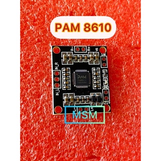 Power MINI Pam8610 เครื่องขยายเสียงสเตอริโอ 12V D MINI STEREO 2 ช่องทาง