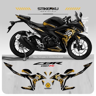 สติกเกอร์ติดตกแต่งรถยนต์ Honda CBR150 R FACELIFT STRIPING SEMI FULL K45G พร้อมส่ง 150R DRAGON 1