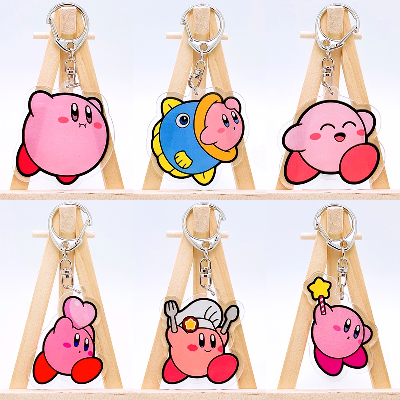 Keychains 16 บาท พวงกุญแจอะคริลิค ลายการ์ตูนอนิเมะ Kirby Series แบบสองด้าน Hobbies & Collections