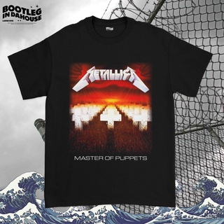 เสื้อยืดผ้าฝ้าย เสื้อยืด พิมพ์ลาย Master Of Puppets Metallica Master Of Puppets สําหรับผู้ชาย