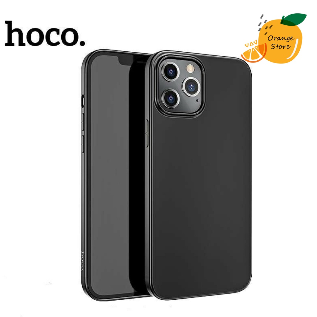 (พร้อมส่งจากไทย) เคสสำหรับไอโฟน Hoco แท้ สีดำสนิท 5 6 6+ 7/8 7+/8+ SE(20) X XS XR XSMax 11 12 12P 12PM 13 13Pro 13Mini