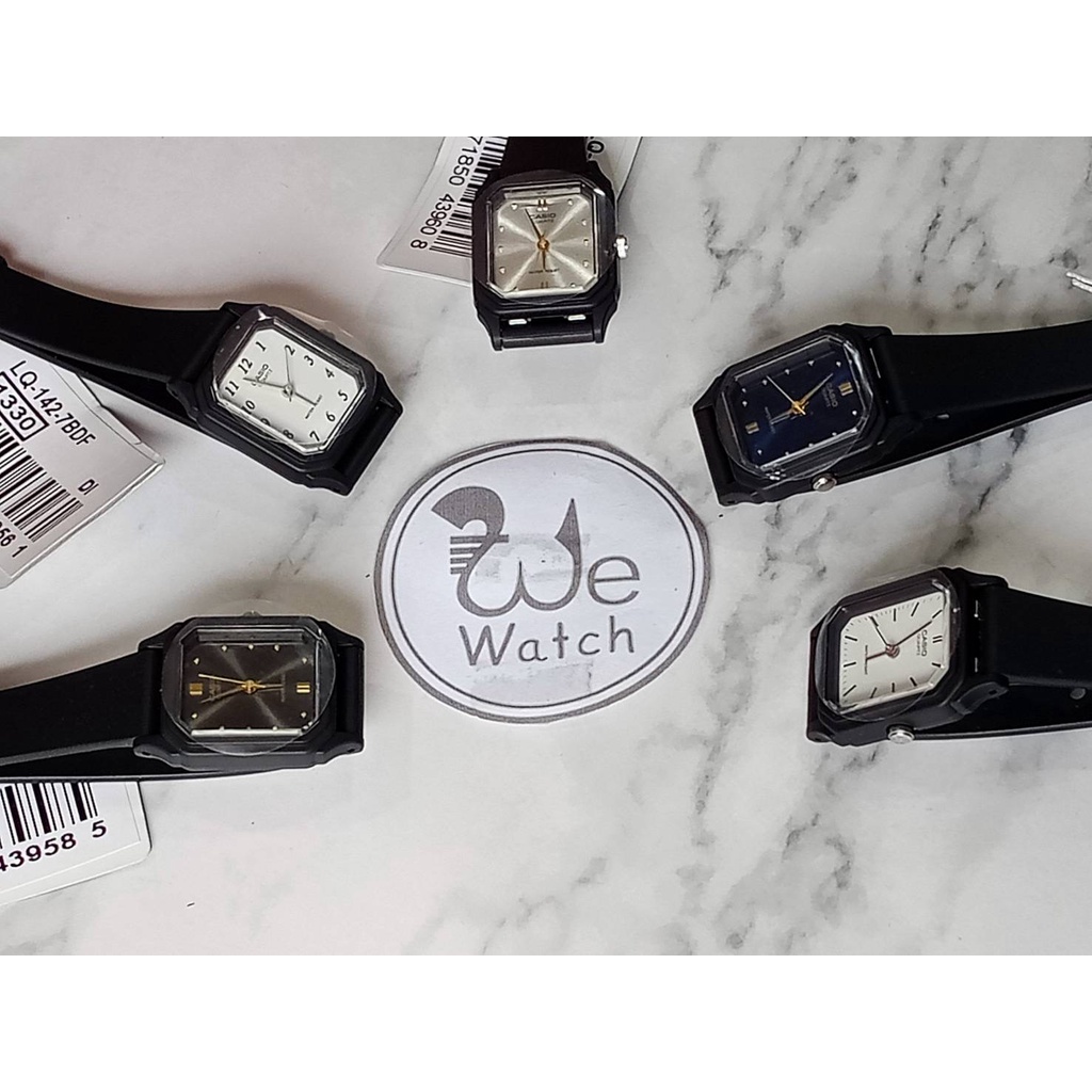 CASIO ของแท้ รุ่น LQ-142 นาฬิกาผู้หญิงขนาดเล็ก รุ่นคลาสสิก กล่องและประกัน 1 ปี LQ142 LQ142E