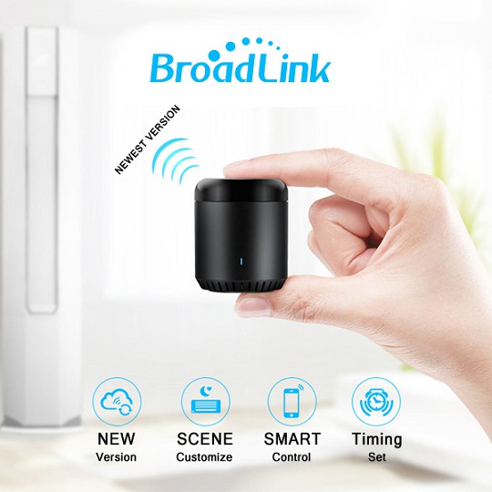 Broadlink RM Mini 3 (Black Bean) อุปกรณ์ควบคุมรีโมทอินฟราเรด (WiFi to IR) ผ่านมือถือ iOS และ Android