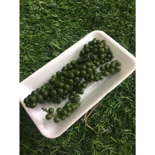พริกไทยอ่อนสด - เม็ดพริกไทยอ่อน เมล็ดพริกไทยอ่อน พริกไทยร้อย คัดตัดแต่ง เต็มก้าน