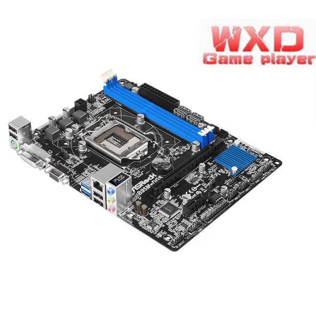 Asrock การ์ดแม่ B95M-DGS LGA1150 Core i7 i5 i3 DDR3 PCI-E 3.0 mx-16 GB USB3.0 SATA3 ของแท้ 100% Micro ATX คอมพิวเตอร์ตั้งโต๊ะ มือสอง ZN1B 8FW6 #3