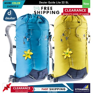 Deuter Guide Lite 22 SL ULTRA น้ําหนักเบาพิเศษ สําหรับผู้หญิง เหมาะสําหรับเดินป่า ปีนเขา ท่องเที่ยว