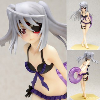 Model Figure งานแท้ Wave IS Infinite Stratos ปฏิบัติการรักจักรกลทะยานฟ้า Laura Bodewig ลอร่า โบเดวิช Beach Queens