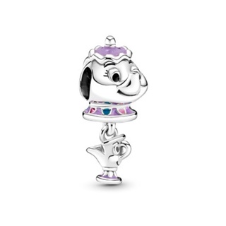 [พร้อมส่ง สินค้าแท้ 💯] Pandora Disney Beauty and the Beast Mrs. Potts and Chip Dangle Charm