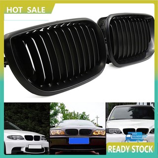 Dro_ กระจังหน้ารถยนต์ สําหรับ 02-05 BMW E46 318i 320i 325i 328i 330i 2 ชิ้น